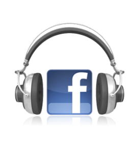 Słuchawki z logo Facebooka